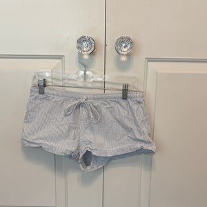 Brandy Melville cotton striped shorts.